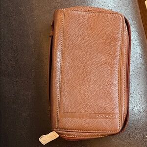 Coach Tan Leather Men's Wallet